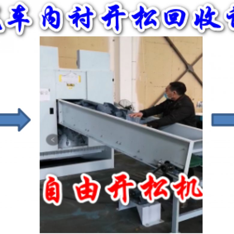 汽车内衬开松回收设备